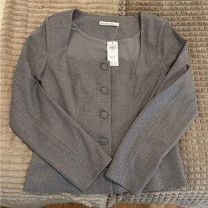 Abercrombie & Fitch Long Sleeve Square Neck NEW